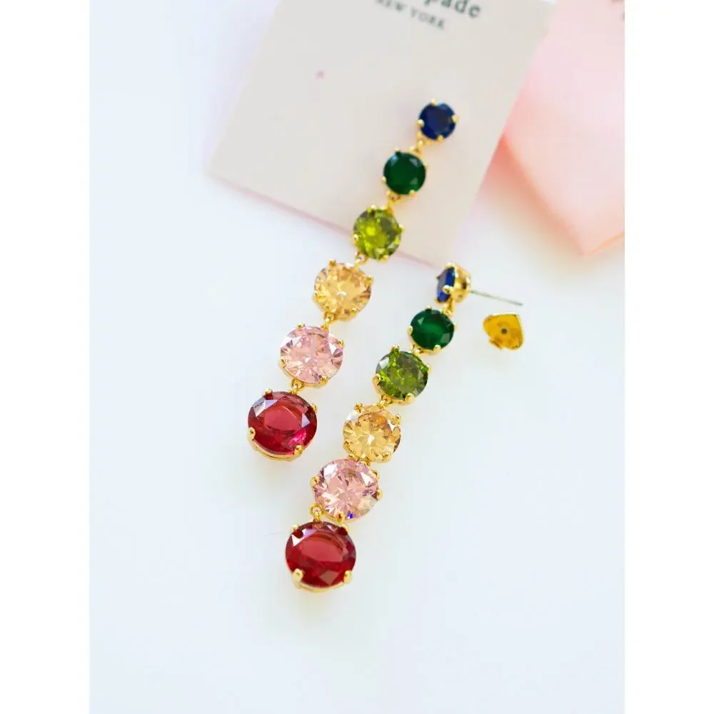 Kate Spade Candy Shop Linear Earrings Multi Color